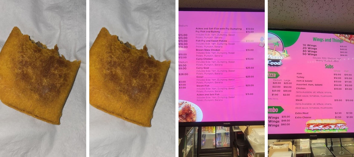 Buffalo Pizza & Island Food Menu
